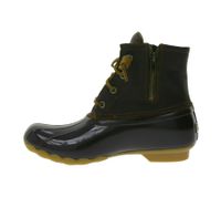 SPERRY Saltwater women's boots waterproof ankle boots with genuine leather and wave-siping technology STS88108 STS91176 Black or brown