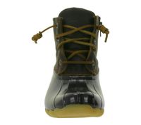 SPERRY Saltwater women's boots waterproof ankle boots with genuine leather and wave-siping technology STS88108 STS91176 Black or brown