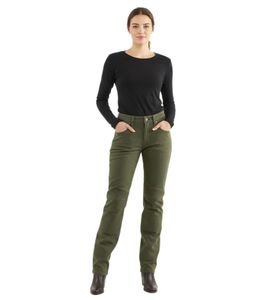 Pantalon moto femme DAINESE Casual Regular Lady Tex avec protections Pro-Shape 2.0 Jeans moto Pantalon sport automobile 202755153 Vert