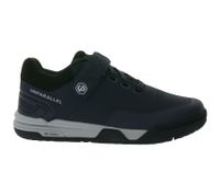 UNPARALLEL UP Link Dust UP oder Roost Damen Fahrrad-Schuhe mit EVA-Sohle und OrthoLite MTB-Schuhe vibrationsabsorbierende Fahrrad-Sport mit Klettverschluss Dunkelblau/Grau oder Hellgrau/Schwarz