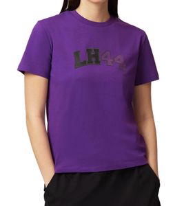 T-shirt pour femme avec logo Mercedes-Benz AMG Petronas F1 et inscription « LH 44 » en coton 701222305 001 Violet