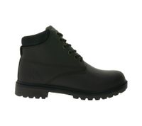Kappa Logo Tennessee 2 men's winter ankle boots lace-up boots in faux leather look 303UY90-938 dark brown