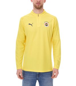 PUMA Fenerbahce Istanbul 1/4 Zip Top Herren Trainings-Shirt Sport-Shirt mit DryCell 778123 11 Gelb