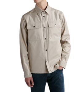 PAUL & SHARK Chaqueta de otoño sostenible para hombre con cuello Kent Gabardina con contenido de algodón Chaqueta de entretiempo Colección SAVE THE SEA 24412635 710 Beige