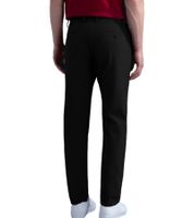PAUL & SHARK Herren Chino-Hose Regular Fit Bundfalten-Hose aus Dynamic-Stretch Stoff-Hose 13314096 011 Schwarz