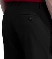 PAUL & SHARK Herren Chino-Hose Regular Fit Bundfalten-Hose aus Dynamic-Stretch Stoff-Hose 13314096 011 Schwarz