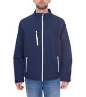 SANTINO men's softshell jacket, water-repellent outdoor jacket, everyday jacket in blue or black