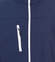 SANTINO men's softshell jacket, water-repellent outdoor jacket, everyday jacket in blue or black