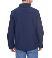 SANTINO men's softshell jacket, water-repellent outdoor jacket, everyday jacket in blue or black