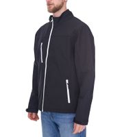 SANTINO men's softshell jacket, water-repellent outdoor jacket, everyday jacket in blue or black