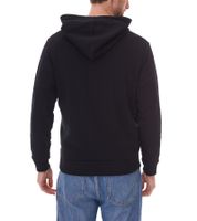 Pull à capuche pour homme JACK & JONES avec teneur en coton Chemise à manches longues avec accents de couleur 12262421 Noir
