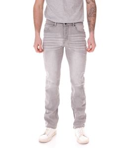 Pantaloni in denim da uomo Brandit Jake in classico stile 5 tasche, pantaloni lunghi da tutti i giorni, 1014 169 Grigio