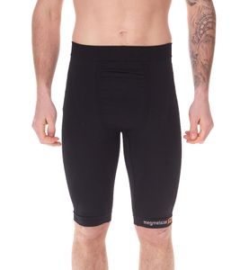 Short de compression pour homme megmeister avec ventilation Body Mapping Short de cyclisme Vêtements de compression antibactériens et anti-odeurs BC31 Noir