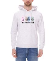 Pull à capuche pour homme JACK & JONES avec teneur en coton Chemise à manches longues avec accents de couleur 12262421 Noir, blanc, vert ou beige