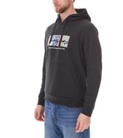 Pull à capuche pour homme JACK & JONES avec teneur en coton Chemise à manches longues avec accents de couleur 12262421 Noir, blanc, vert ou beige