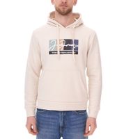 Pull à capuche pour homme JACK & JONES avec teneur en coton Chemise à manches longues avec accents de couleur 12262421 Noir, blanc, vert ou beige