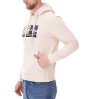 Pull à capuche pour homme JACK & JONES avec teneur en coton Chemise à manches longues avec accents de couleur 12262421 Noir, blanc, vert ou beige
