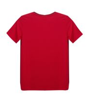 Maillot de match OCEAN FABRICS TAHI pour fille et garçon - T-shirt d'entraînement durable avec empiècements en maille - T-shirt de fitness à manches courtes - OUT-K-1046-OTW-34 Rouge