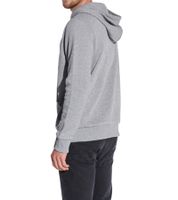 Sweat à capuche homme COURSE Rocky au design chiné Pull à capuche avec grand imprimé photo Rocky et patch Pull en coton 4860 Gris