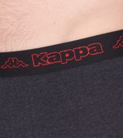 Pack of 2 Kappa men's boxer shorts, stylish underpants 351K1JW black, blue, red, grey, white