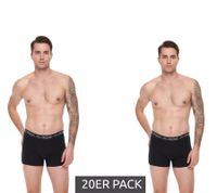 Pack of 2 Kappa men's boxer shorts, stylish underpants 351K1JW black, blue, red, grey, white