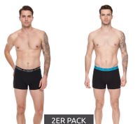 Pack of 2 Kappa men's boxer shorts, stylish underpants 351K1JW black, blue, red, grey, white