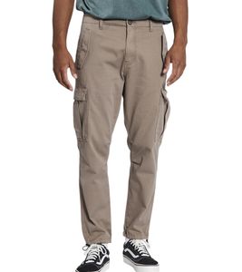 Pantalones cargo Jolan de aspecto utilitario para hombre, de algodón, hasta el tobillo y con cordón ajustable, color marrón, 226027