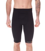 Short de compression pour homme megmeister avec ventilation Body Mapping Short de cyclisme Vêtements de compression antibactériens et anti-odeurs BC31 Bleu, noir ou blanc