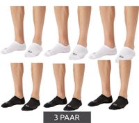 3 pares de calcetines Sergio Tacchini Invisible Footie calcetines cortos de verano medias de algodón negras o blancas