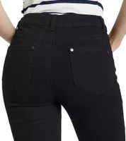 AjC women's high waist jeans cotton pants bootcut pants with button details 57517842 black