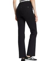 AjC women's high waist jeans cotton pants bootcut pants with button details 57517842 black