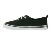 SPERRY Crest CVO Canvas Damen Freizeit-Sneaker mit Memory-Foam Sohle Alltags-Schuhe Schnür-Schuhe STS85872 Schwarz/Weiß