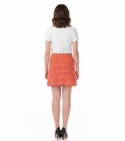 Aniston CASUAL women's skirt, mini skirt, checked slip skirt 33158658 orange/pink
