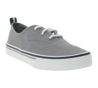 SPERRY Crest CVO Canvas Damen Freizeit-Sneaker mit Memory-Foam Sohle Alltags-Schuhe Schnür-Schuhe Weiß, Grau oder Schwarz