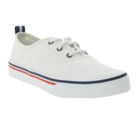 SPERRY Crest CVO Canvas Damen Freizeit-Sneaker mit Memory-Foam Sohle Alltags-Schuhe Schnür-Schuhe Weiß, Grau oder Schwarz