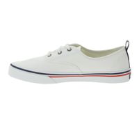 SPERRY Crest CVO Canvas Damen Freizeit-Sneaker mit Memory-Foam Sohle Alltags-Schuhe Schnür-Schuhe Weiß, Grau oder Schwarz