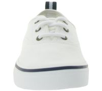 SPERRY Crest CVO Canvas Damen Freizeit-Sneaker mit Memory-Foam Sohle Alltags-Schuhe Schnür-Schuhe Weiß, Grau oder Schwarz