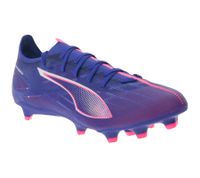 Scarpe da calcio PUMA ULTRA 5 PLAY Match FG/AG con suola SPEEDSYSTEM Scarpe da allenamento con design dei tacchetti FastTrax Scarpe sportive Scarpe con lacci Accessori fitness 107687 01 Viola/Rosa/Blu