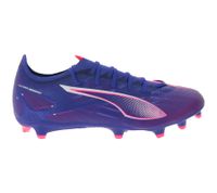 Scarpe da calcio PUMA ULTRA 5 PLAY Match FG/AG con suola SPEEDSYSTEM Scarpe da allenamento con design dei tacchetti FastTrax Scarpe sportive Scarpe con lacci Accessori fitness 107687 01 Viola/Rosa/Blu