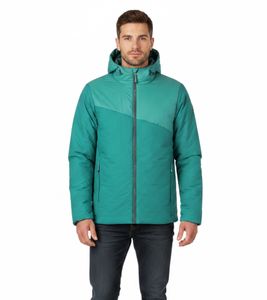 TERNUA Mannun Giacca isolante da uomo Giacca invernale sostenibile con Microshell e Thermashell 1643643-2120 Blu/Turchese