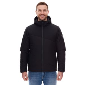 Chaqueta de invierno sostenible TERNUA Mannun para hombre con aislamiento y microshell 1643643-9937 Negro