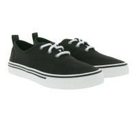 SPERRY Crest CVO oder Vibe Canvas Damen Freizeit-Sneaker mit Memory-Foam Sohle Alltags-Schuhe Schnür-Schuhe Schlupf-Schuhe Weiß, Grau, Schwarz oder Dunkelblau