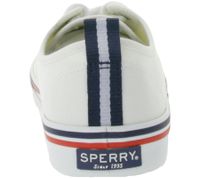 SPERRY Crest CVO oder Vibe Canvas Damen Freizeit-Sneaker mit Memory-Foam Sohle Alltags-Schuhe Schnür-Schuhe Schlupf-Schuhe Weiß, Grau, Schwarz oder Dunkelblau