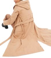 Women's Timeless Parka Coat with Hood, Autumn Coat, Cotton Jacket 927540 Beige