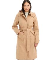 Women's Timeless Parka Coat with Hood, Autumn Coat, Cotton Jacket 927540 Beige