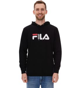FILA Barumini Hoodie Herren Kapuzen-Pullover Pulli Sweater Baumwoll-Sweatshirt FAU0068-80010 Schwarz