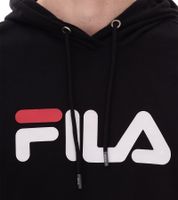 Felpa con cappuccio FILA Barumini da uomo, con cappuccio, pullover, felpa in cotone FAU0068, nero o grigio