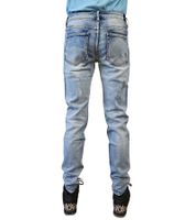 Pantalones vaqueros de hombre Sixth June, pantalones de algodón ajustados, pantalones vaqueros casuales ajustados, pantalones de uso diario M2871HDE azul