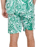 Sixth June men's swim shorts, swim shorts with psychedelic print, swimwear, summer shorts M23688PST green/white