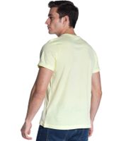 COURSE men's T-shirt with large Muhammad Ali print, cotton shirt, round neck, 900530 yellow